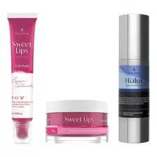 Kit Hidra Gloss Tulipia Sweet Esfoliante, Gloss E Sérum.