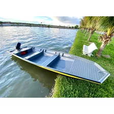 Barco De Alumínio Calaça Mod Flash Bass 500 De 5 Metros
