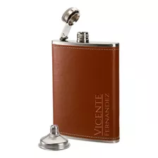  Licorera Whiskera Acero Inoxidable Personalizada 8onz