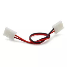 Conector Fita Led 8mm De 2 Vias Com 2 Terminais 5 Unidades Cor Da Luz Single Color Tensão De Operação 12v Voltagem 12-24v