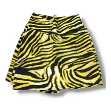 Falda Short Animal Print Mujer Lola Nacional.tela Sofia