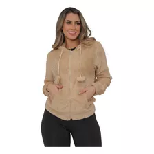 Blusa De Frio Feminina Pelinho Casaco Felpudo Insta Top Luxo