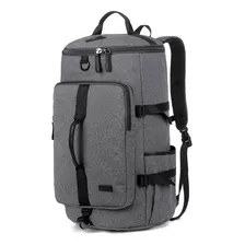 Mochila Deportiva De Viaje Impermeable Hb-26, Gris, Mochilas