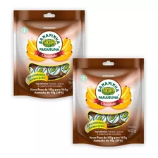 Kit 2 Pacotes Bananinha Paraibuna Chocolate 160g Vegano