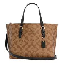 Bolsa Coach Original Mini Tote Mollie 25 In Signature Gold