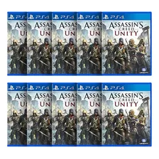 Combo Com 10 Assassins Creed Unity Ps4 Fisico