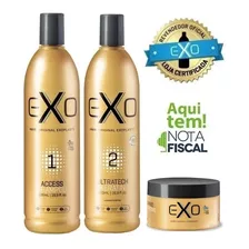 Exo Hair Alisamento Exoplastia Capilar 2x500ml + Máscara