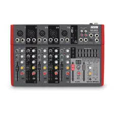 Consola Sonido Mixer Novik Nvk-802fx 8 Ch Phantom Bluetooth