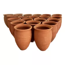 Vaso Cantarito De Barro Tradicional Mexicano 15 Vasos 500ml