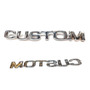 Custom Emblema Metalico Cromado Letrero Nuevo 