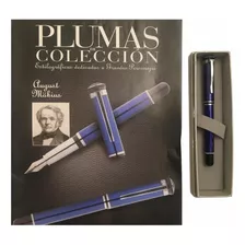 Plumas De Colección August Mobius Con Revista