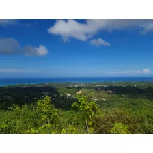 Solar En Las Terrenas Con Vista De 360 Grado Al Mar Para Villas O Apartamentos 