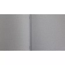 Libreta Cocida Cuadros Papel Imprenta Gris 80 Hojas X Docena