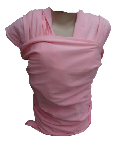 Carregador De Bebê - Wrap Sling Malha 100% Algodão Bizica Cor Rosa