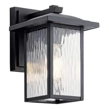 Kichler Capanna 10.25 Luz De Pared Para Exteriores En Negro