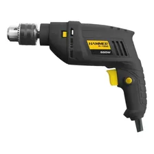 Furadeira De Impacto Hammer 3/8 550w Fi-1000k + Maleta 110v Cor Preto