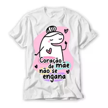 Camiseta Coração De Mãe Não Se Engana Dia Das Mães