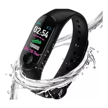 Reloj Deportivo Pulsera Deportes M3 Reloj Smart Inteligente Color De La Caja Negro Color De La Correa Negro