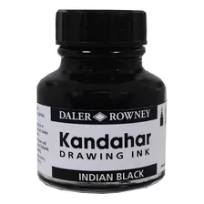 Tinta Para Dibujo Daler Rowney Indian Black Frasco 28ml