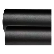 Vinil Adesivo Tipo Aço Escovado Preto 30cm X 122cm Uso Geral