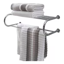 Organizador Toallas Toallero Colgador Baño Spa Peluquerías Color Silver