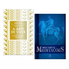 Livros A Arte De Viver Epicteto + Meditações Marco Aurélio