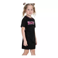 Vestido Infantil Menina Brilho Party Trick Nick Tam 4 Ao 14