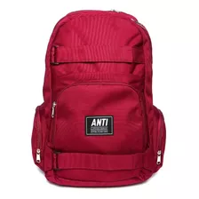 Mochila Skate Porta Patineta - Tabla / Antifashion Red