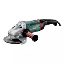 Amoladora 180 Mm 7 2400 W 8450 Rpm Metabo W 24-180 Mvt Mafacha Cor Verde