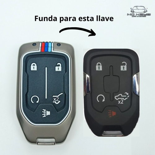 Funda Llave Gmc Sierra Denali Chevrolet Silverado Cheyenne Foto 2