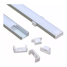 Perfil Aluminio Bajo Mesada Alacena Plafond Tira Cintas Led