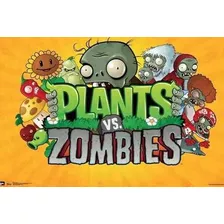 Painel Decorativo De Festa Plants Vs Zombies #04 120x80