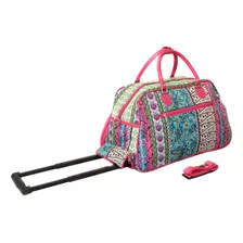 World Traveler Bolso Rolling Duffel De 21 Pulgadas, Bohemio)