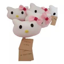 Souvenir Muñeco Hello Kitty Con Tarjeta Personalizada X 5u