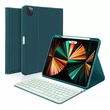 Funda Para iPad Pro De 12.9 Pulgadas Con Teclado Compatible