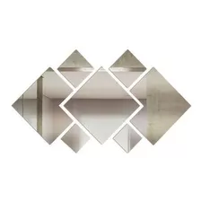 Espelho Decorativo Acrilico Grande 100 Cm X 56 Cm 7 Peças