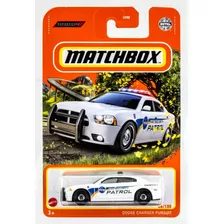 Matchbox Auto De Colección Dodge Charger Pursuit Policía