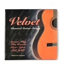 Encordado Velvet Guitarra Clásica Entorchado Liso