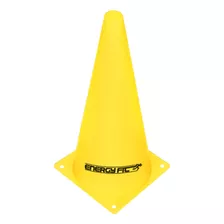 Conos Futbol Alto 38cm Fluor Agilidad Deporte Entrenamiento Amarillo