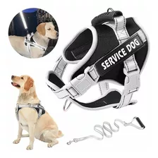 Arnés De Seguridad Reflectante Ajustable Para Perros Grandes