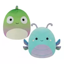 Squishmallows Peluches Reversibles 13cm Originales