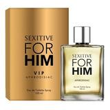 Sexitive Vip Afrodisiaco For Him Con Feromonas Perfume 100Â ml Para Hombre