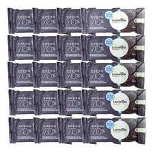 Kit 20 Chocolates 70% Cacau Zero Açúcar Sem Lactose Laciella
