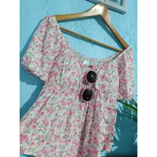 Blusa Rosa Bohemia Mujer 