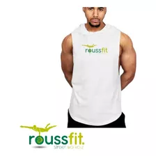 Polera Musculosa Capucha Marca Exclusiva Rouss Fit 