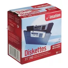 Diskette Imation 3,5 1.44 Mb Caja Por 10 Unds