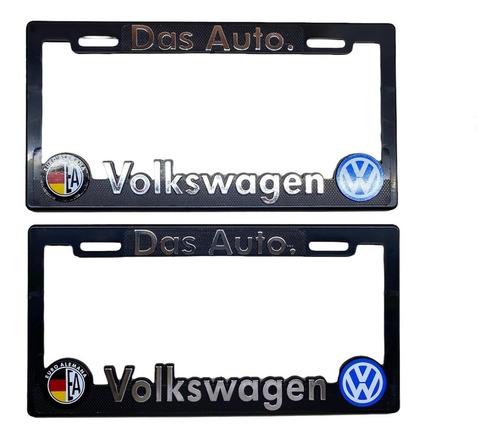 Vw Ea Volkswagen Jetta Polo Virtus Vento Tao Par Portaplacas Foto 3