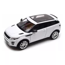 Miniatura Carro Land Rover Range Evoque Ferro Fricção Branco