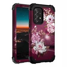 Funda Para Samsung Galaxy A53 5g - Violeta/flores