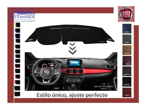 Cubretablero Aut. (colores) Fiat Argo Del 2019 Al 2022 Foto 2